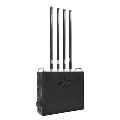 High Power 40W Remote Control Jammer 200m Blocking 4 Antennas Wireless Signal