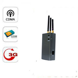 3 Band Portable Cell Phone Signal Jammer / Blocker / Breaker EST-808HC