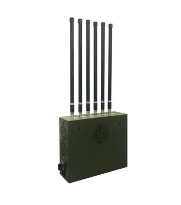 510mm Antenna 960MHz 190W Backpack Cell Phone Jammer 2G 3G 4G