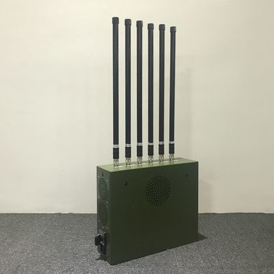 510mm Antenna 960MHz 190W Backpack Cell Phone Jammer 2G 3G 4G