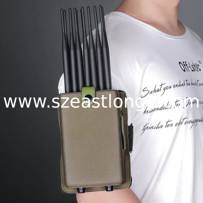 28 pasów Ręczny zakłócacz słuchawki komórkowej WIFI GPS UHF VHF 315 433 12 miesięcy gwarancji