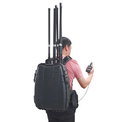 2000M Długodystansowy Glonass Galileo GPS 2.4G 5.2G 5.8G FPV Drone UAV Signals Backpack Jammer
