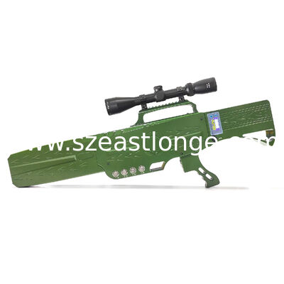 Mały przenośny system antydronowy w kolorze granatowo-zielonym, 6/8 pasm, w stylu pistoletu, z wbudowaną baterią do przechwytywania dronów