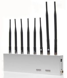 Zagłuszacz sygnału GPS VHF / UHF 2G 3G Wifi 34dBm z 8 antenami